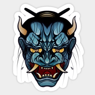 Tears of the Hannya - Oni mask Sticker